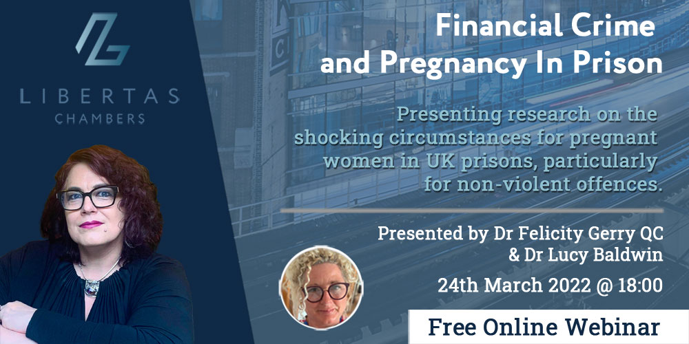 Financial Crime & Pregnancy In Prison Webinar