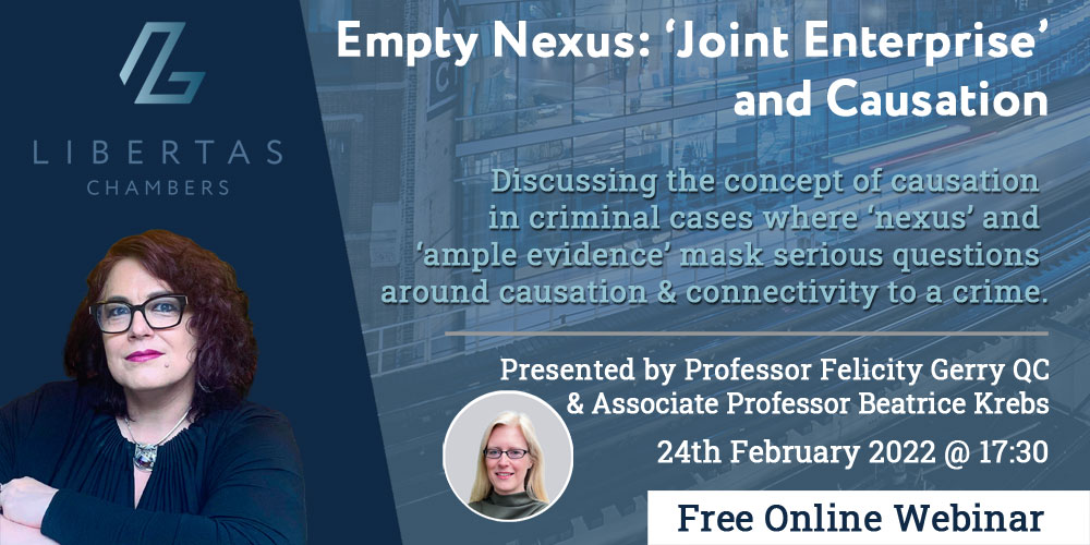 Empty Nexus: Joint Enterprise & Causation