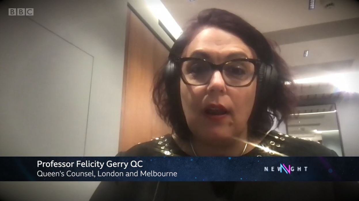 Felicity Gerry BBC Newsnight