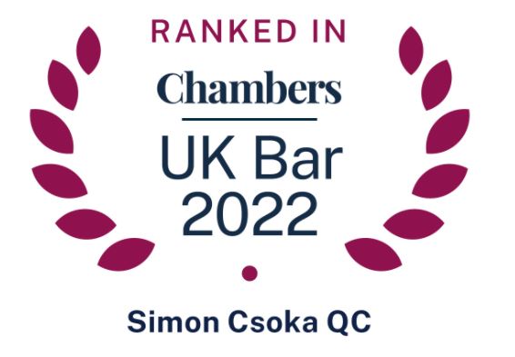 Simon Csoka KC Chambers 2022 Logo