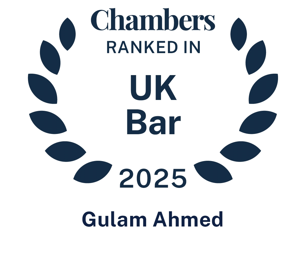 Chambers & Partners 2025 - Ranked in UK Bar
